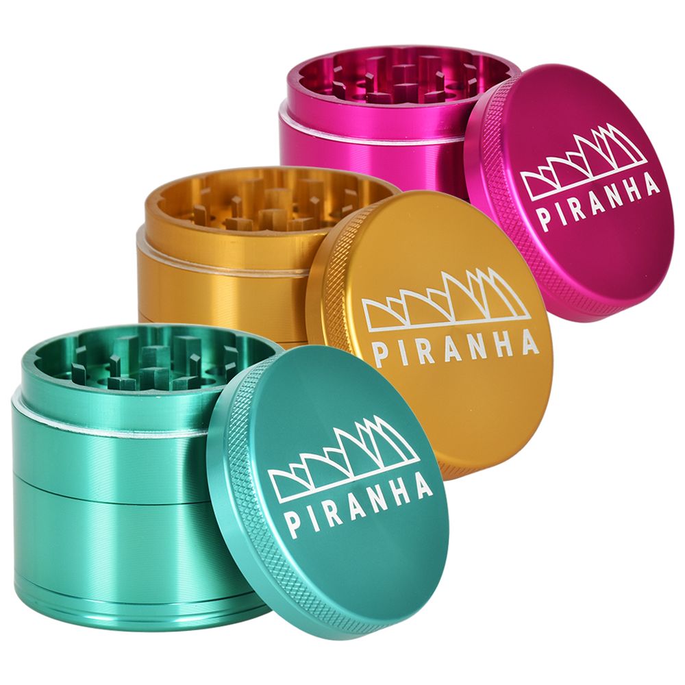Piranha Pollinator Aluminum Grinder | 4pc | 2"