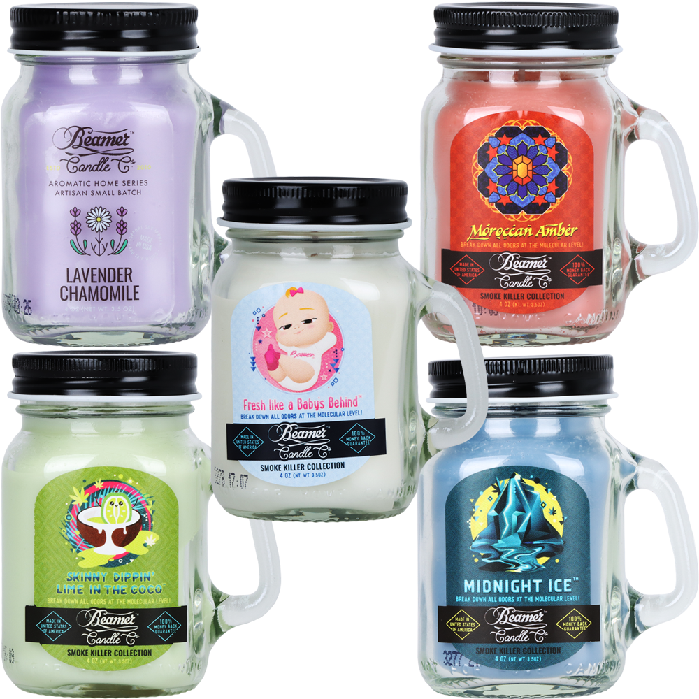 Beamer Candle Co. Aromatic Home Series Mini Mason Jar Candle | 4oz