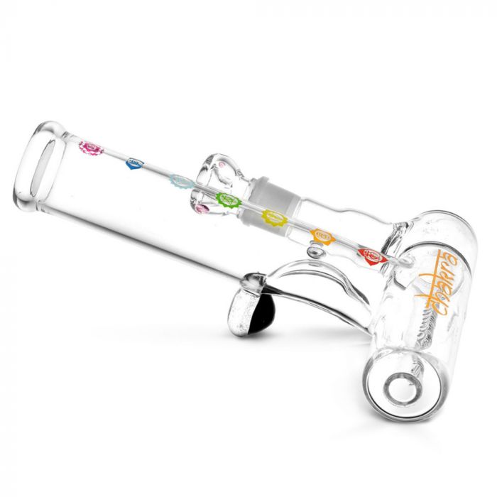 Chakra Inline Perc Lazy Water Pipe - 9"/19mm F inline perc