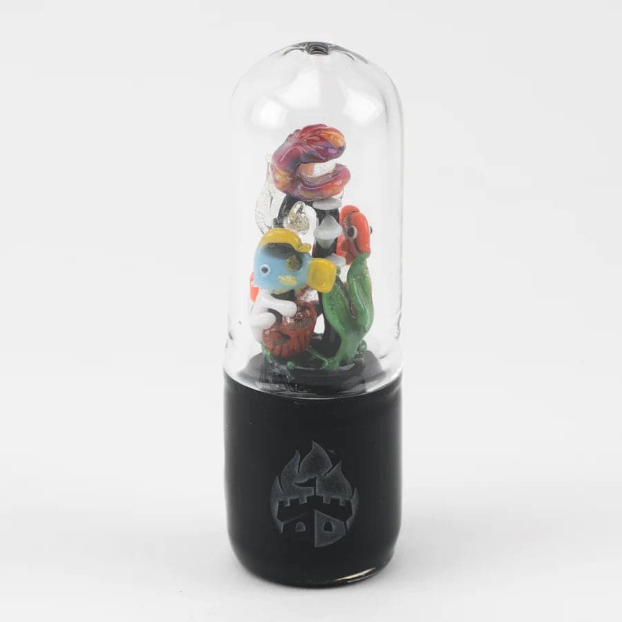 Empire Glassworks Dry Herb Smoking  Pipe - Under The Sea