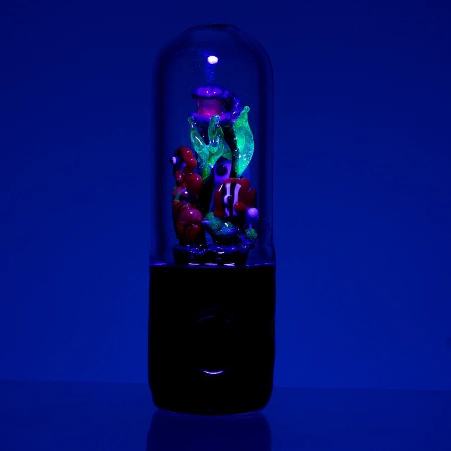 Empire Glassworks Dry Herb Smoking  Pipe - Under The Sea