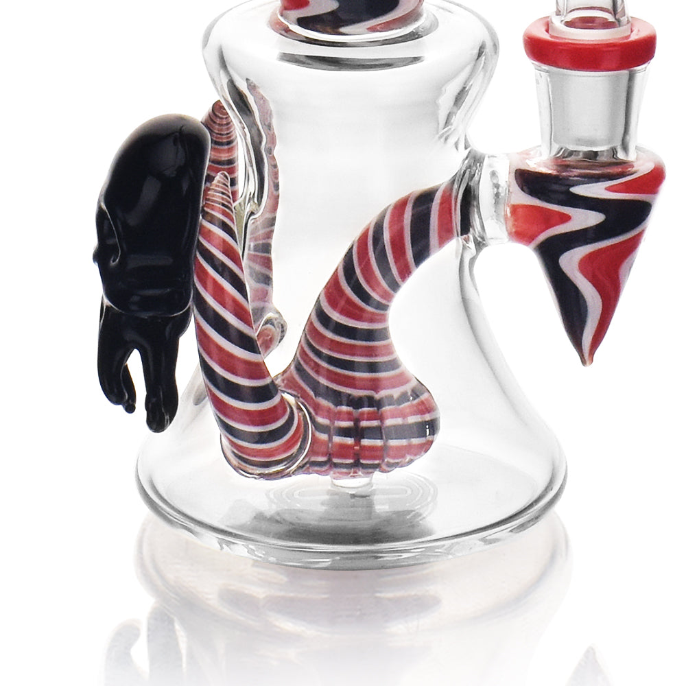 High Society Tulu Premium Wig Wag Concentrate Rig (Red & Black)