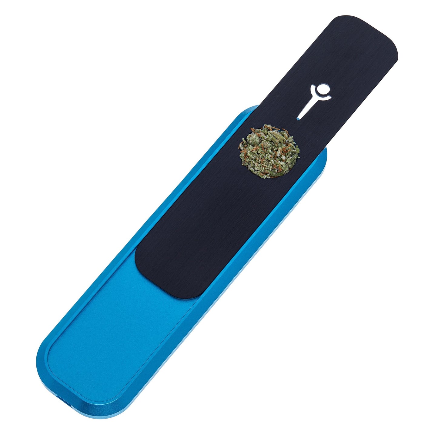 Genius Smoking Dry Herb Smoking Pipe Mini - Teal Patented air cooling system