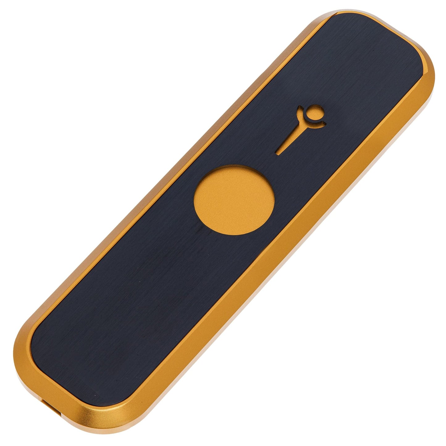 Genius Smoking Dry Herb Smoking Pipe Mini - Gold Patented air cooling system