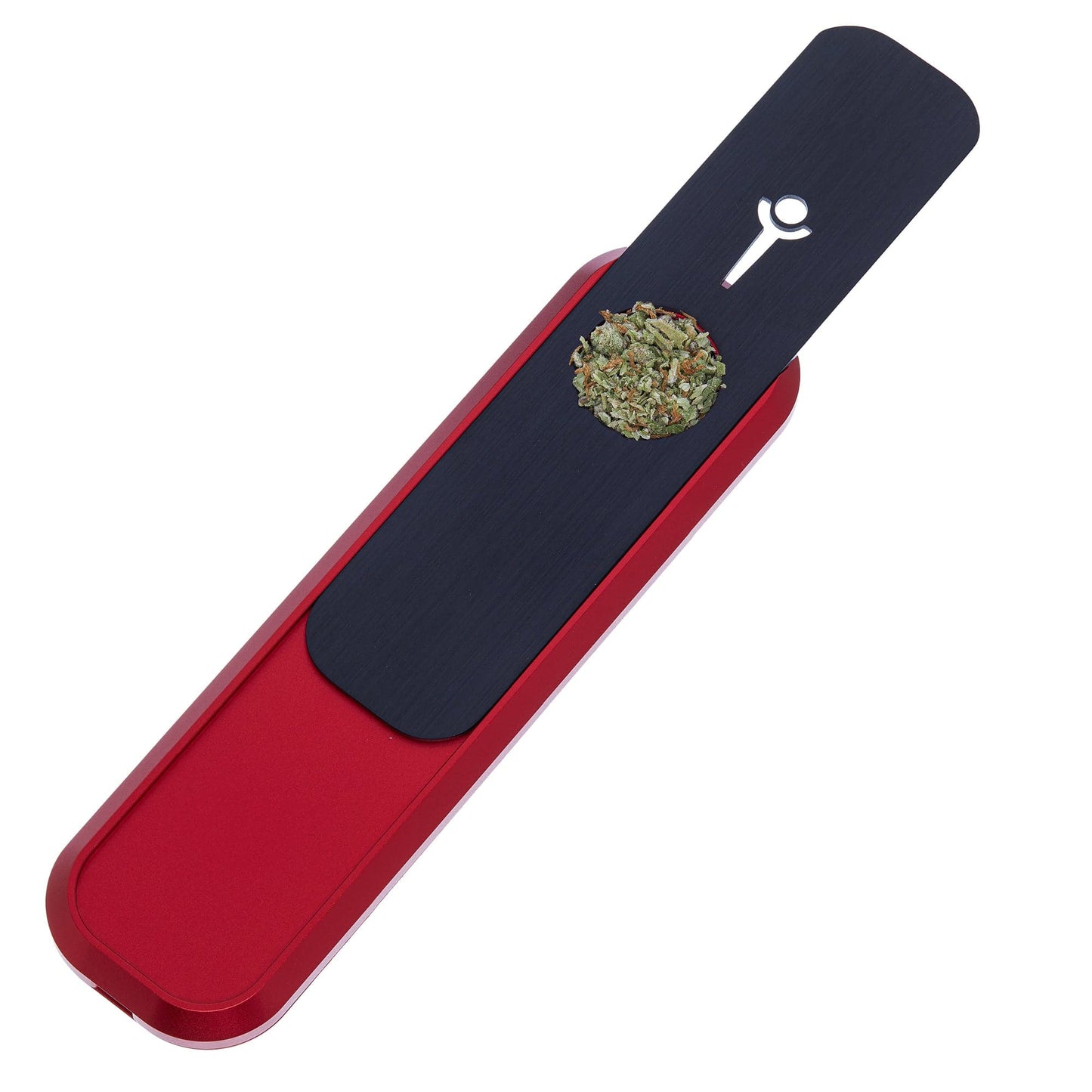 Genius Smoking Dry Herb Smoking Pipe Mini- Red Patented air cooling system