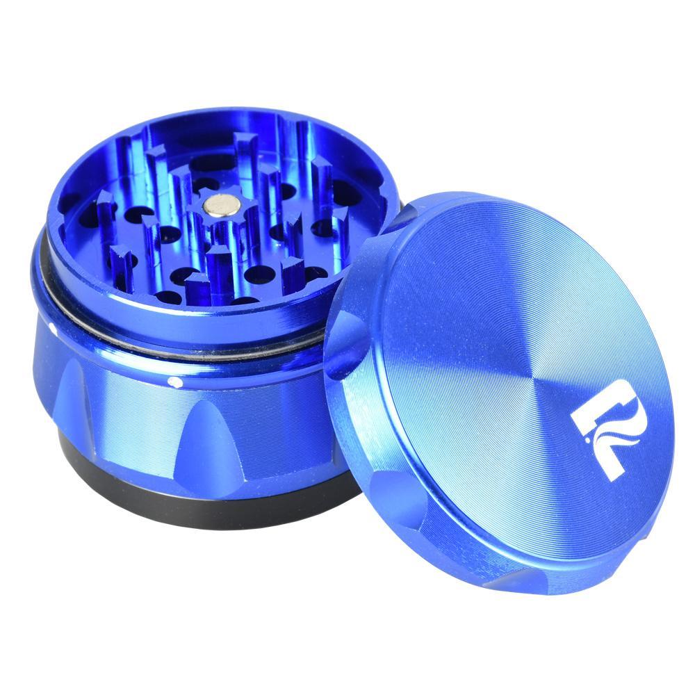 Pulsar 4pc Carver Herb Grinder | 2 Inch | Blue