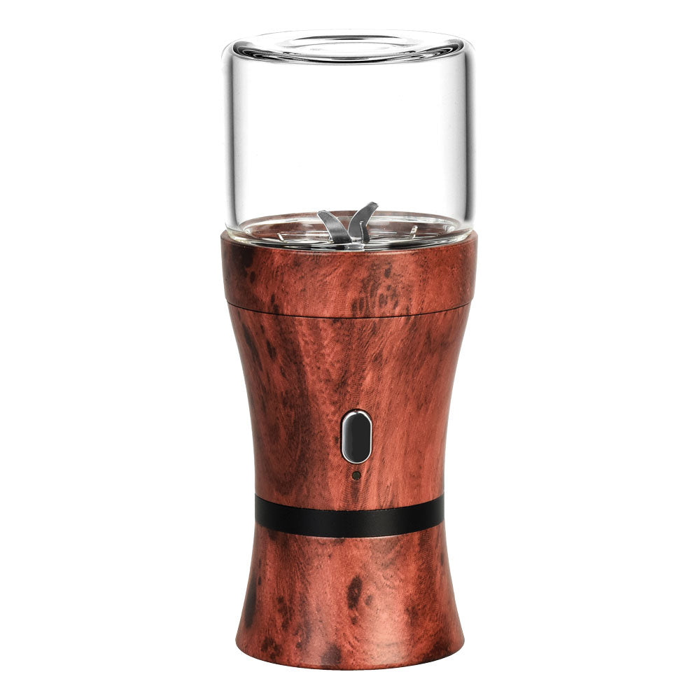King Kut Portable Electric Herb Grinder | Wood Grain
