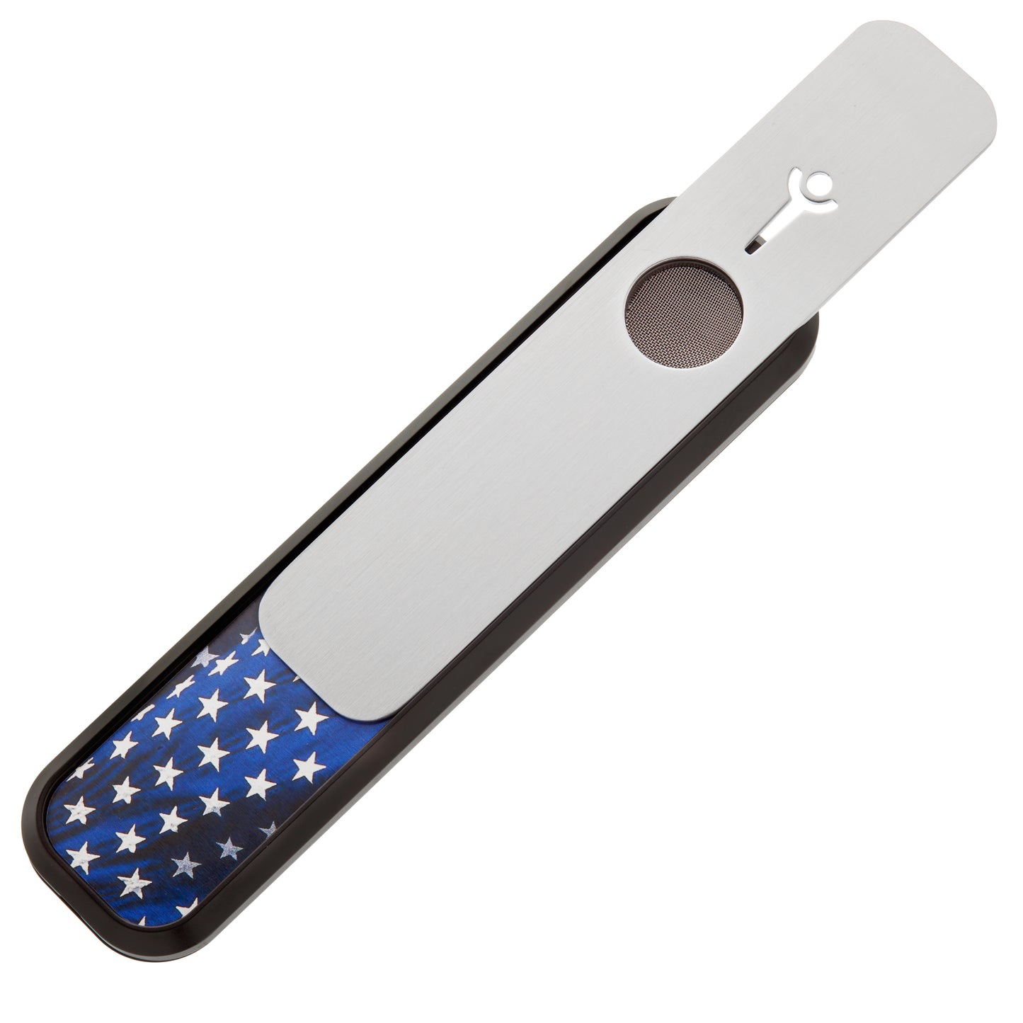 Genius Smoking Dry Herb Smoking Pipe Independence - Black Patented air cooling system