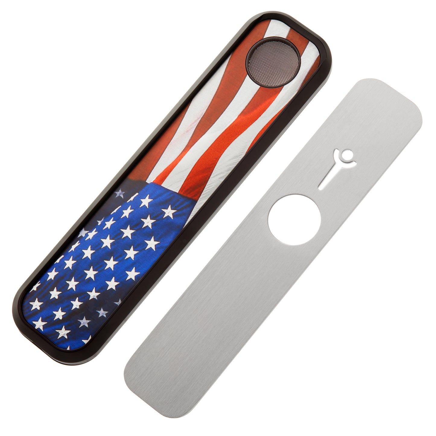 Genius Smoking Dry Herb Smoking Pipe Independence - Black Patented air cooling system