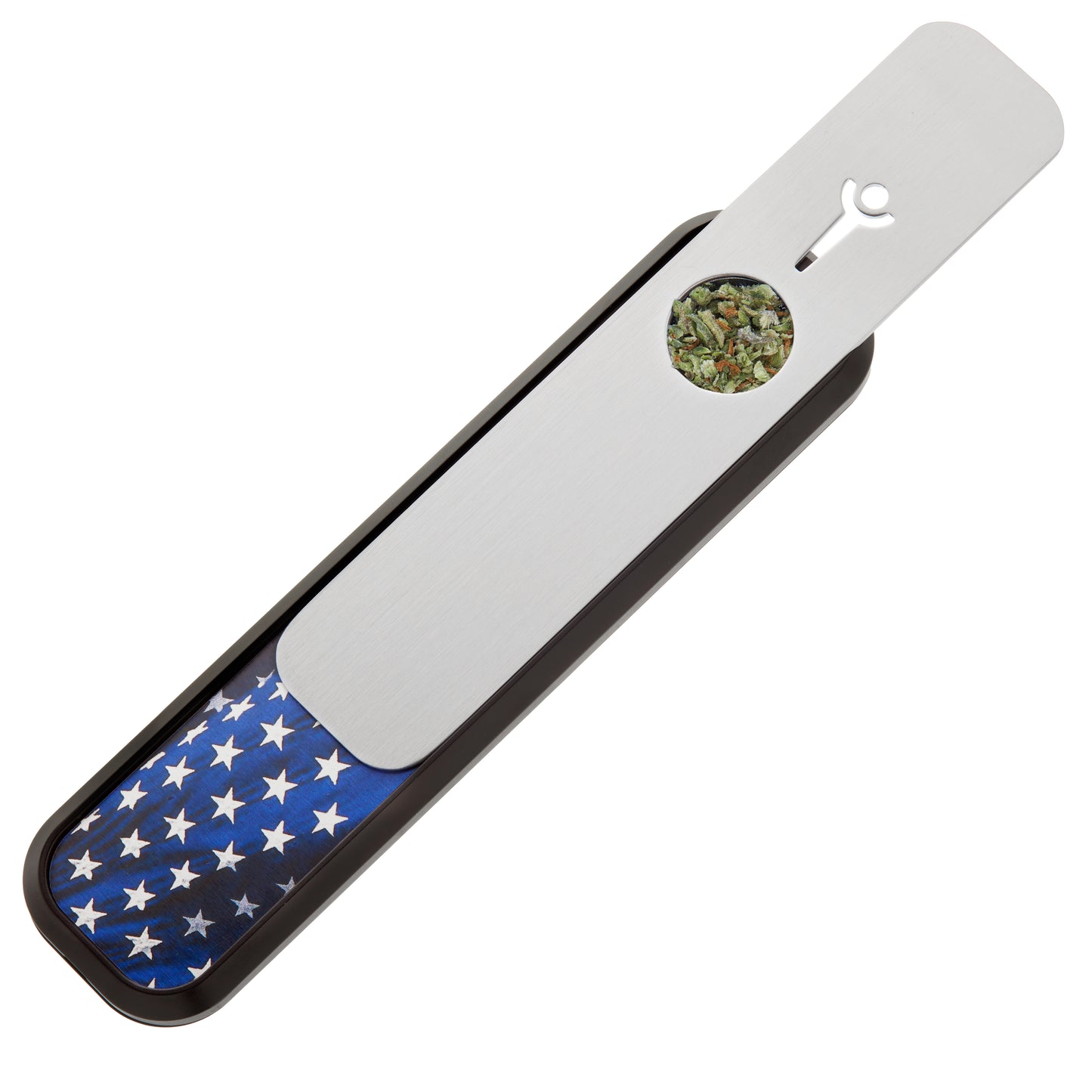 Genius Smoking Dry Herb Smoking Pipe Independence - Black Patented air cooling system