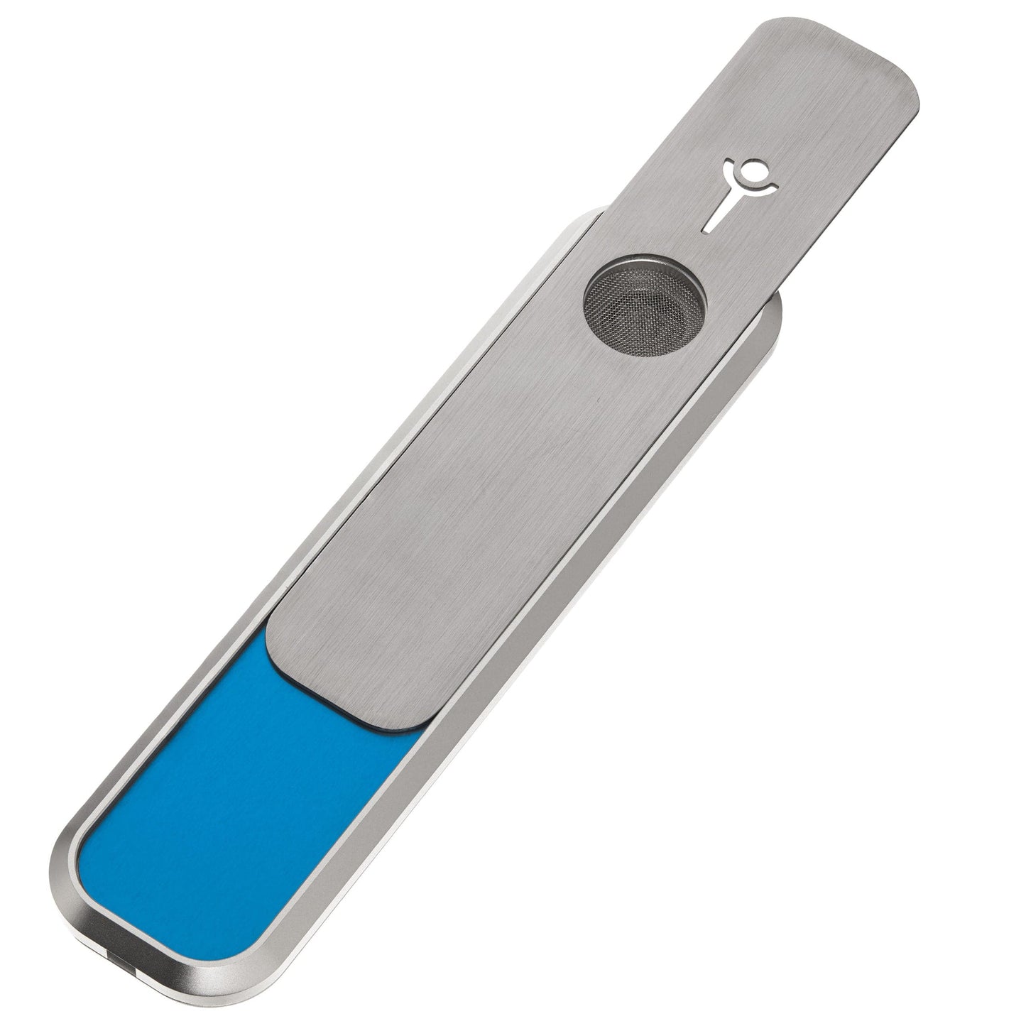 Genius Smoking Dry Herb Smoking Pipe Ocean Harvest - Silver Patented air cooling system