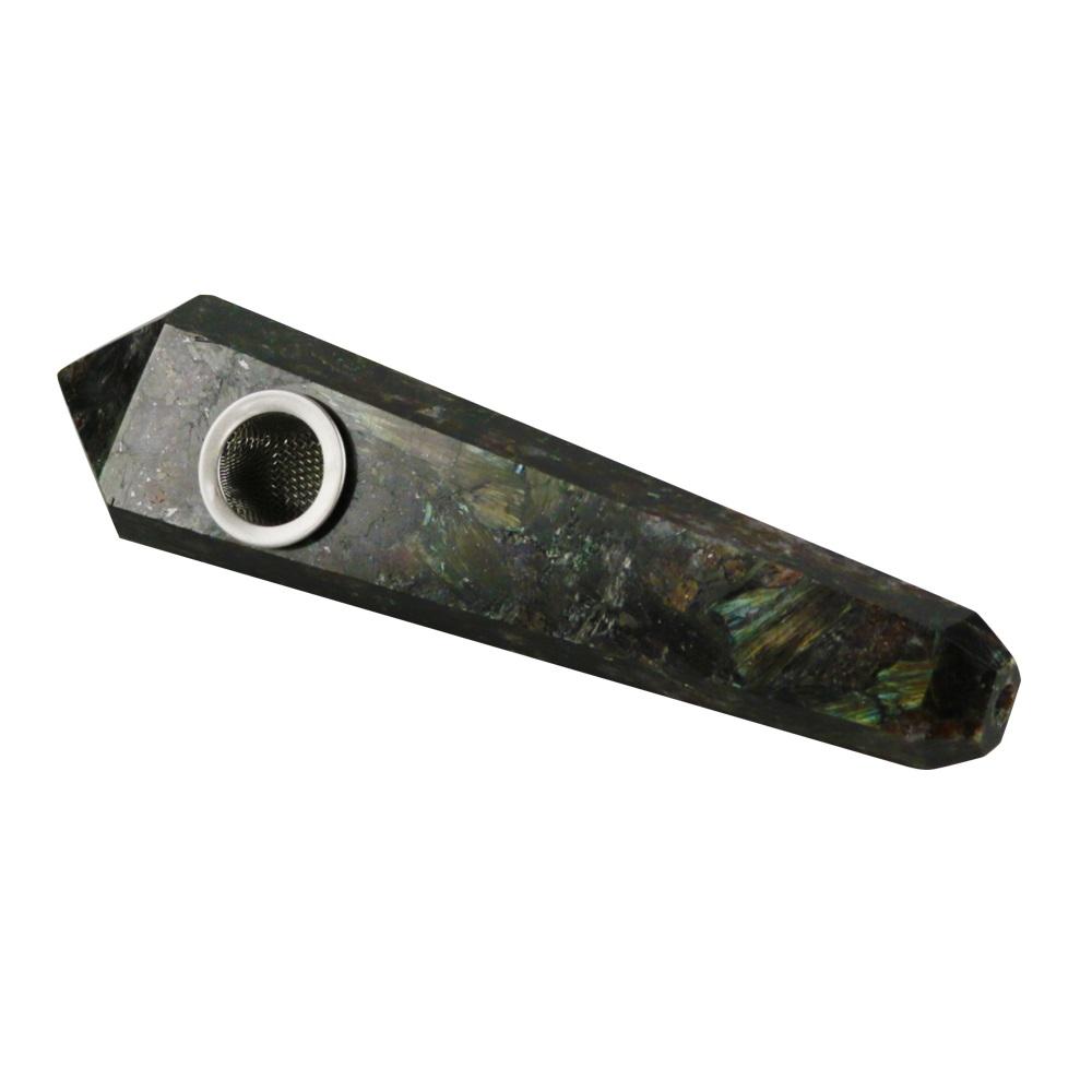 Gemstone Hand Pipe | Astrophyllite