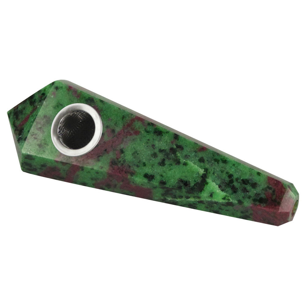 The High Culture Gemstone Dry Herb Smoking Hand Pipe
