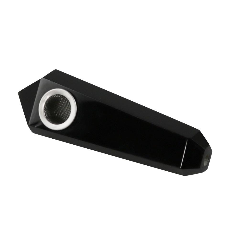 Gemstone Hand Pipe | Obsidian