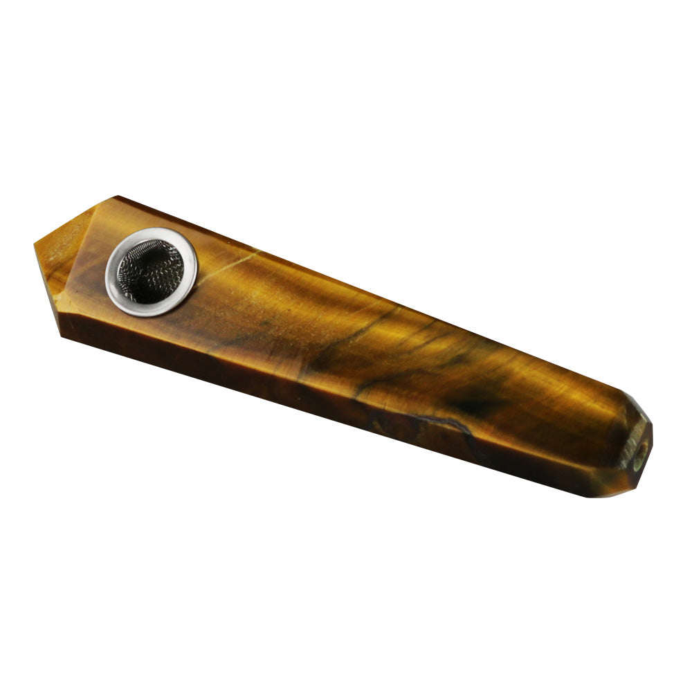 The High Culture Gemstone Dry Herb Smoking Hand Pipe