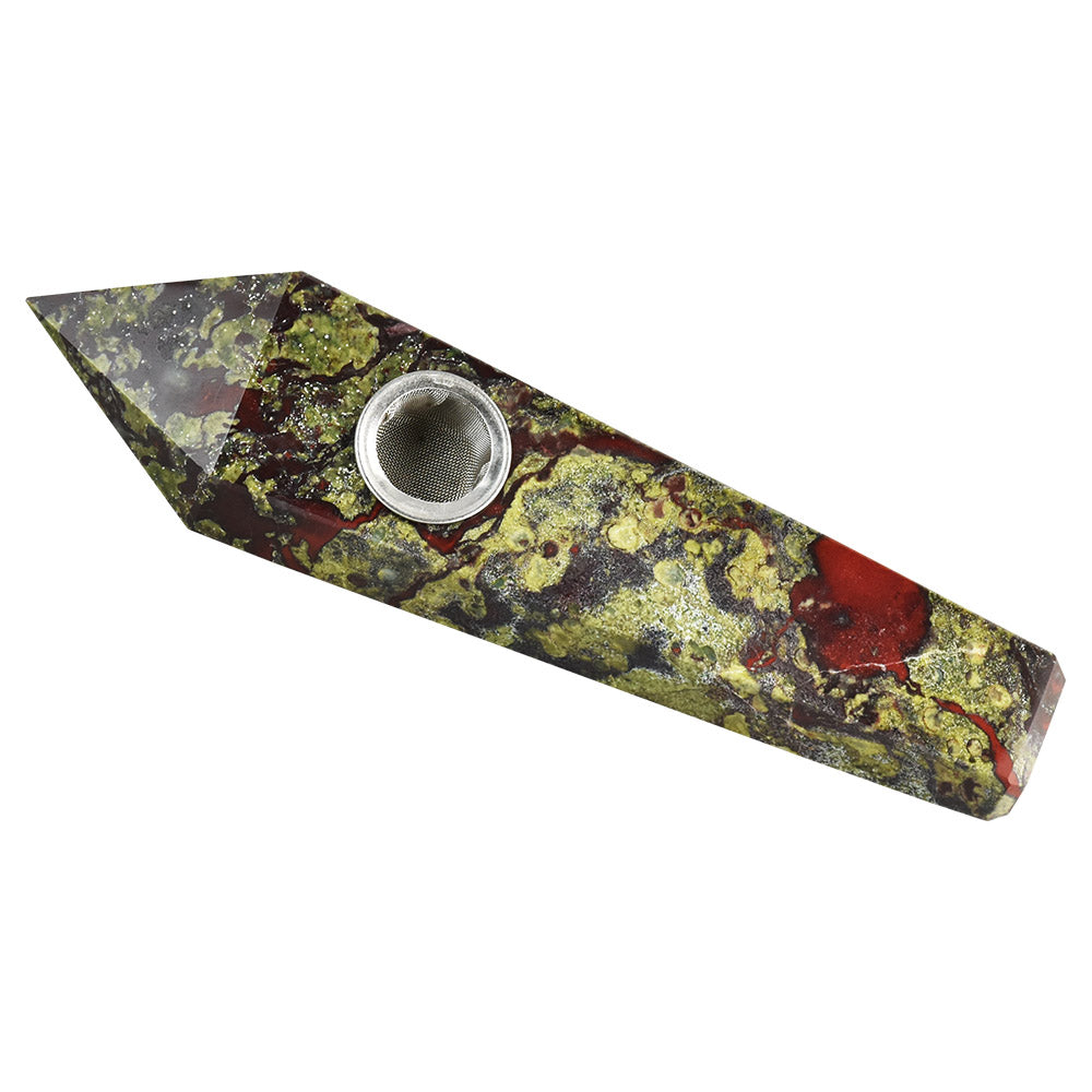 The High Culture Gemstone Dry Herb Smoking Hand Pipe