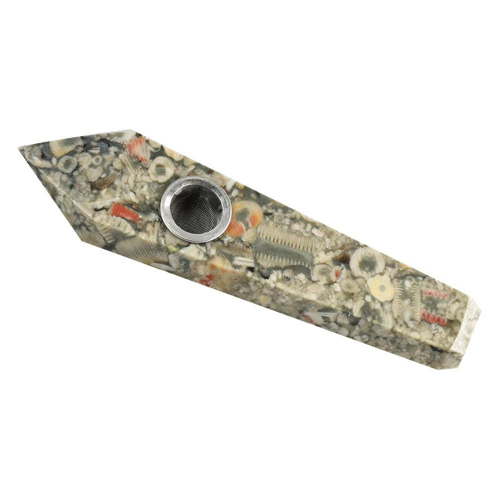The High Culture Gemstone Dry Herb Smoking Hand Pipe