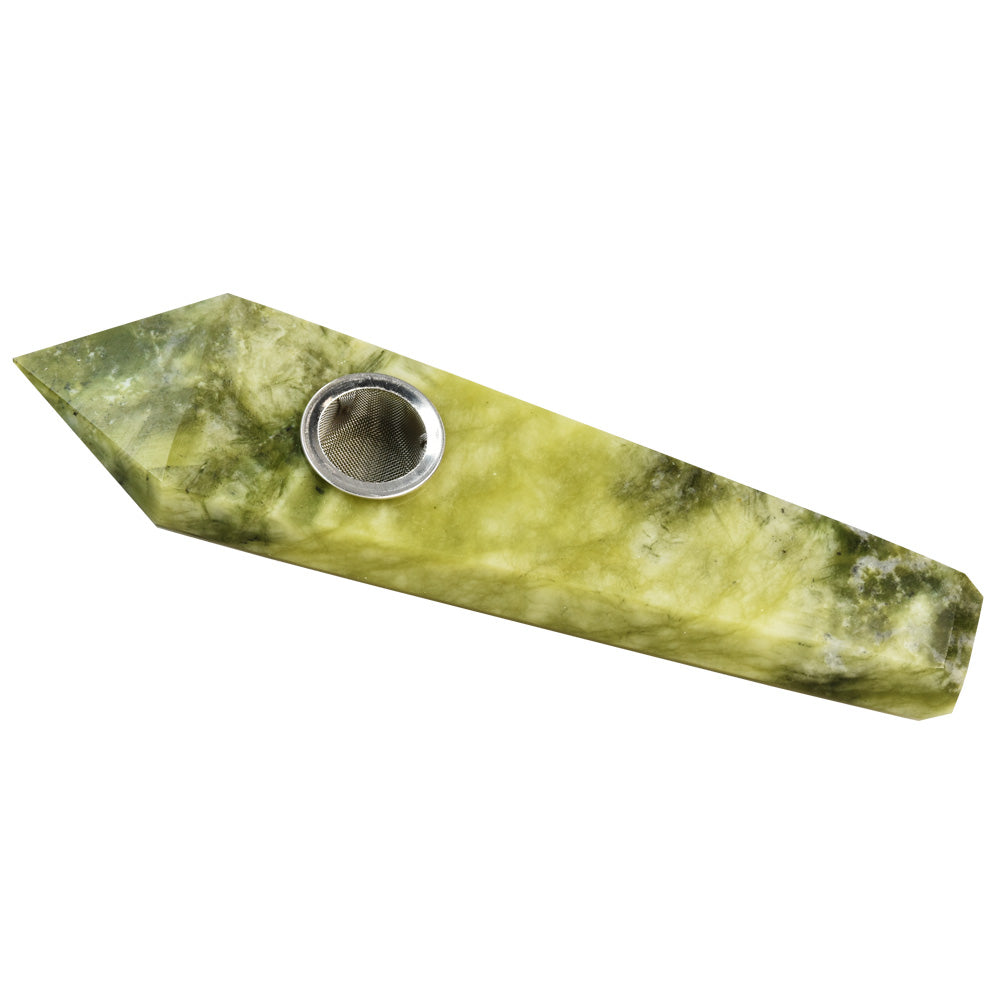The High Culture Gemstone Dry Herb Smoking Hand Pipe
