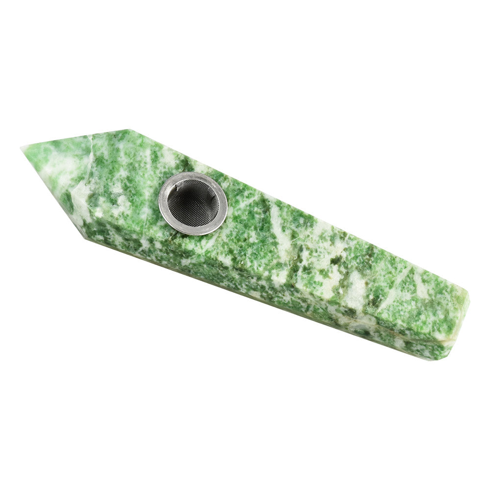 The High Culture Gemstone Dry Herb Smoking Hand Pipe