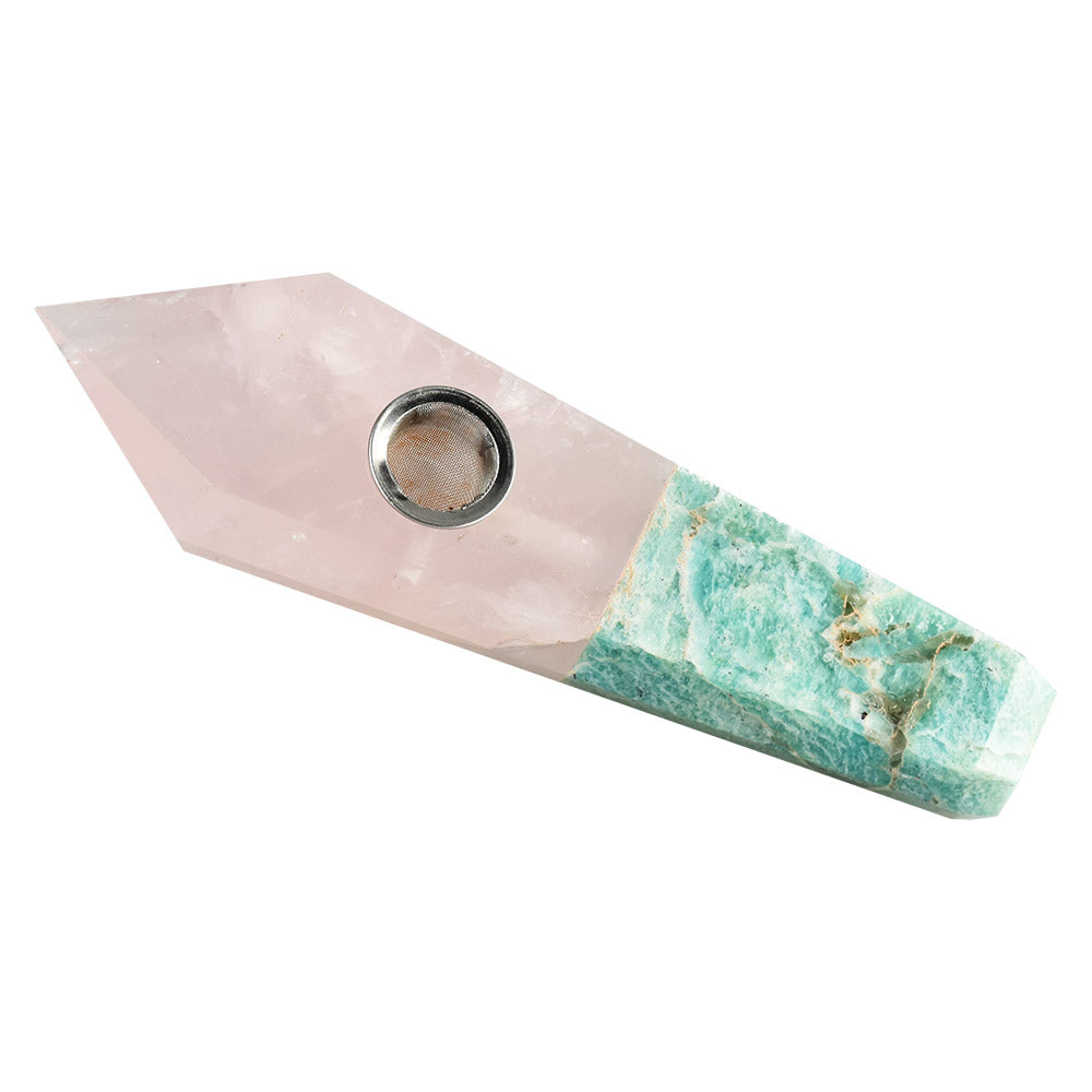 The High Culture Gemstone Dry Herb Smoking Hand Pipe