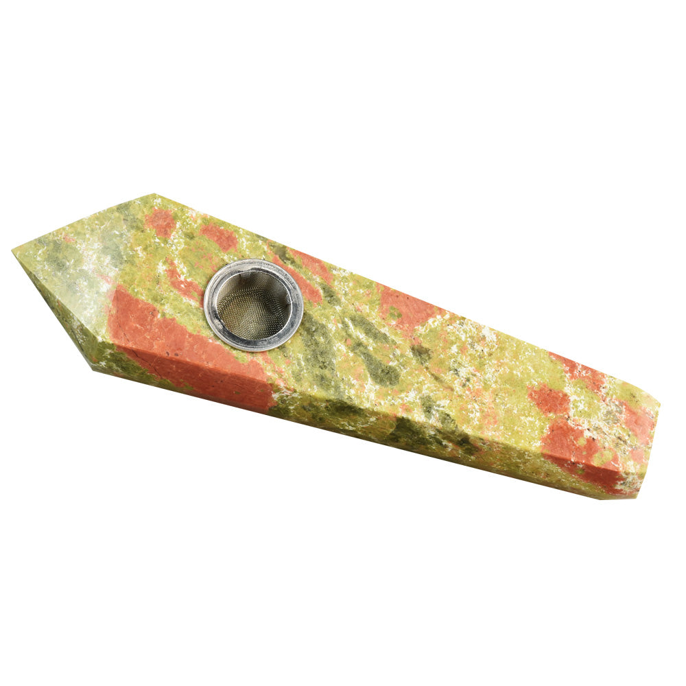 The High Culture Gemstone Dry Herb Smoking Hand Pipe