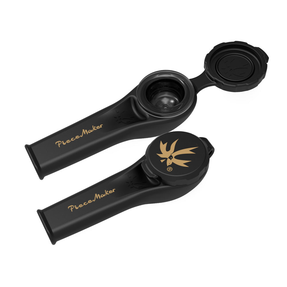 Piecemaker Karma Kayo Silicone Pipe w/ Cap | Black