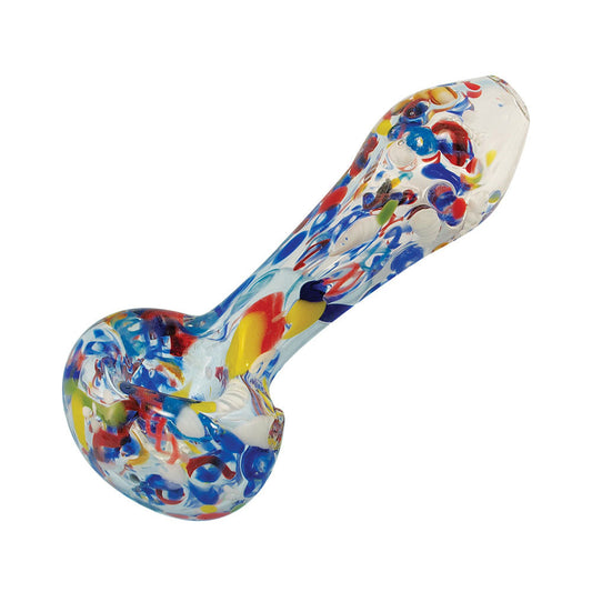 Splatter Frit Glass Pipe