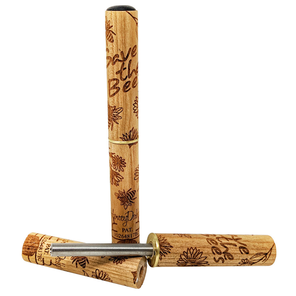 Honey Dabber II Cherry Wood Dab Straw | Save the Bees