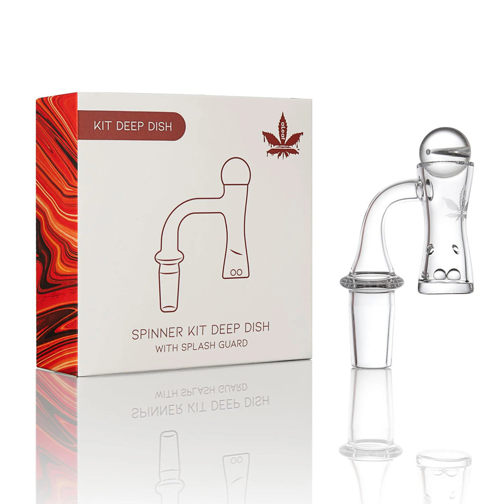 Aleaf Quartz Banger Spinner Kit - Deep Dish/14mm M/90 Degree