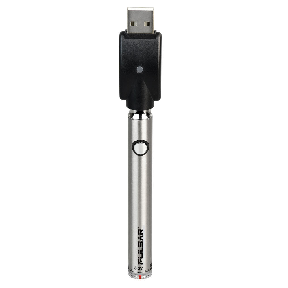 Pulsar Slim Spinner VV Twist Style Battery | Silver