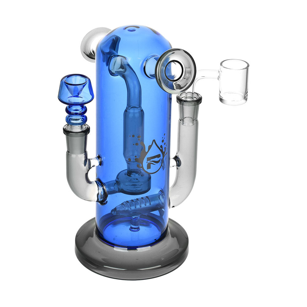 Pulsar Double Trouble Dry Pipe/Dab Rig | 8" | 14mm F Dual Use