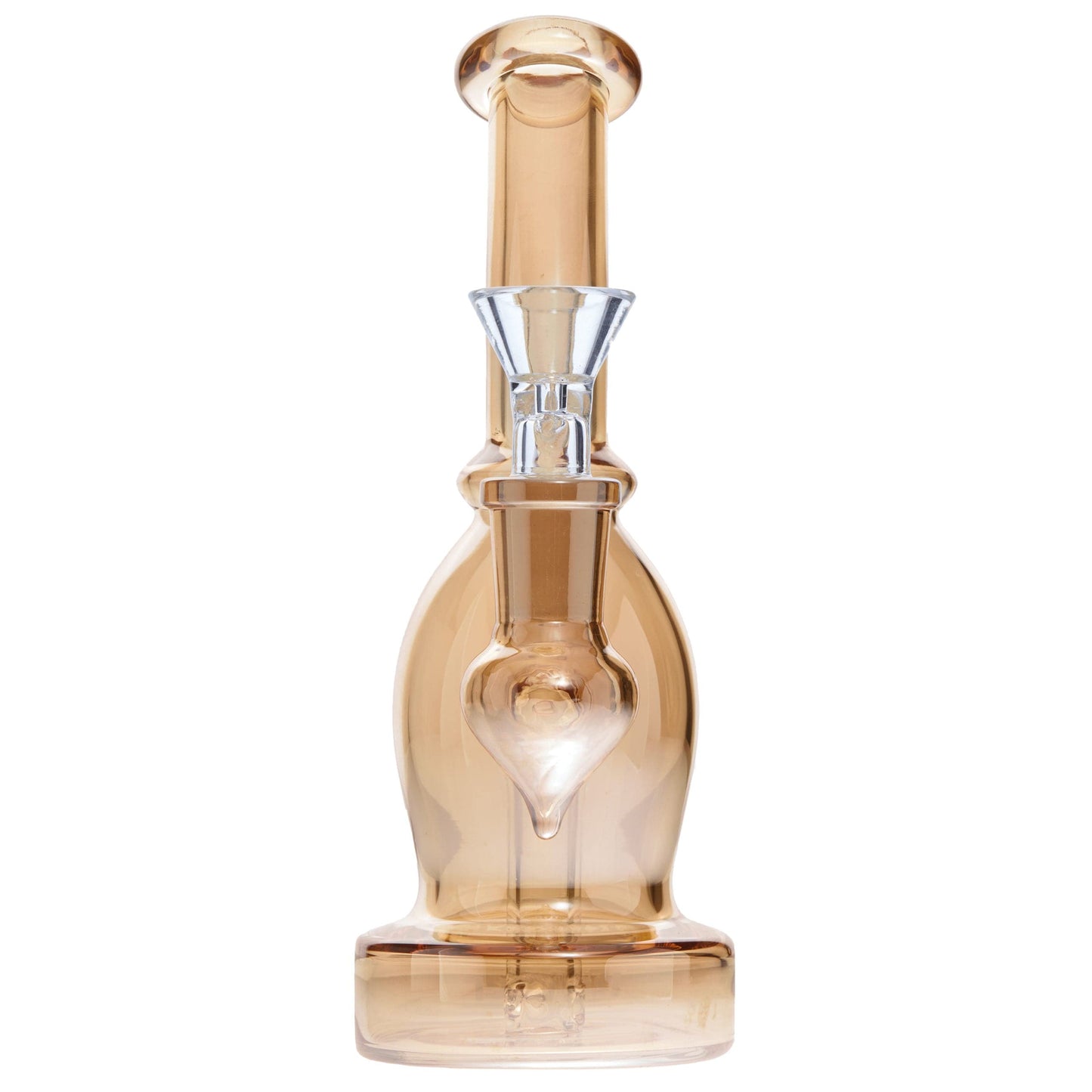 Pucker Drop Water Smoking Bong Pipe - Champagne 5mm