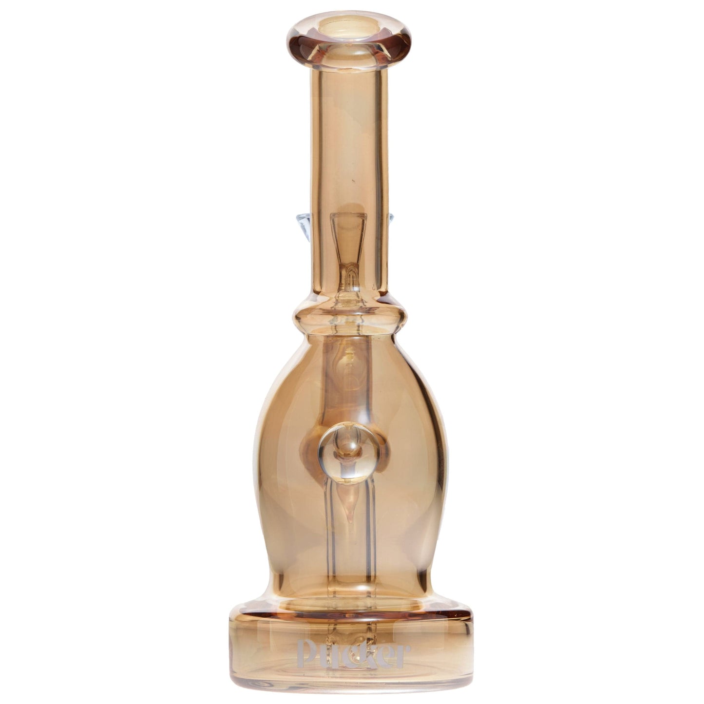 Pucker Drop Water Smoking Bong Pipe - Champagne 5mm