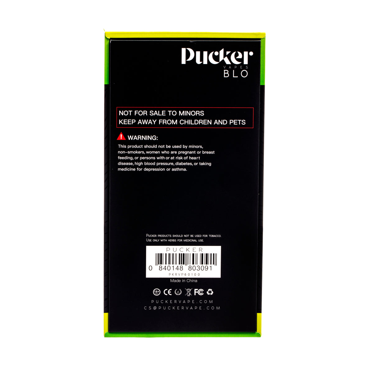 PUCKER "Blo" Dry Smoking Vaporizer - (1 Count)-Vaporizers, E-Cigs, and Batteries