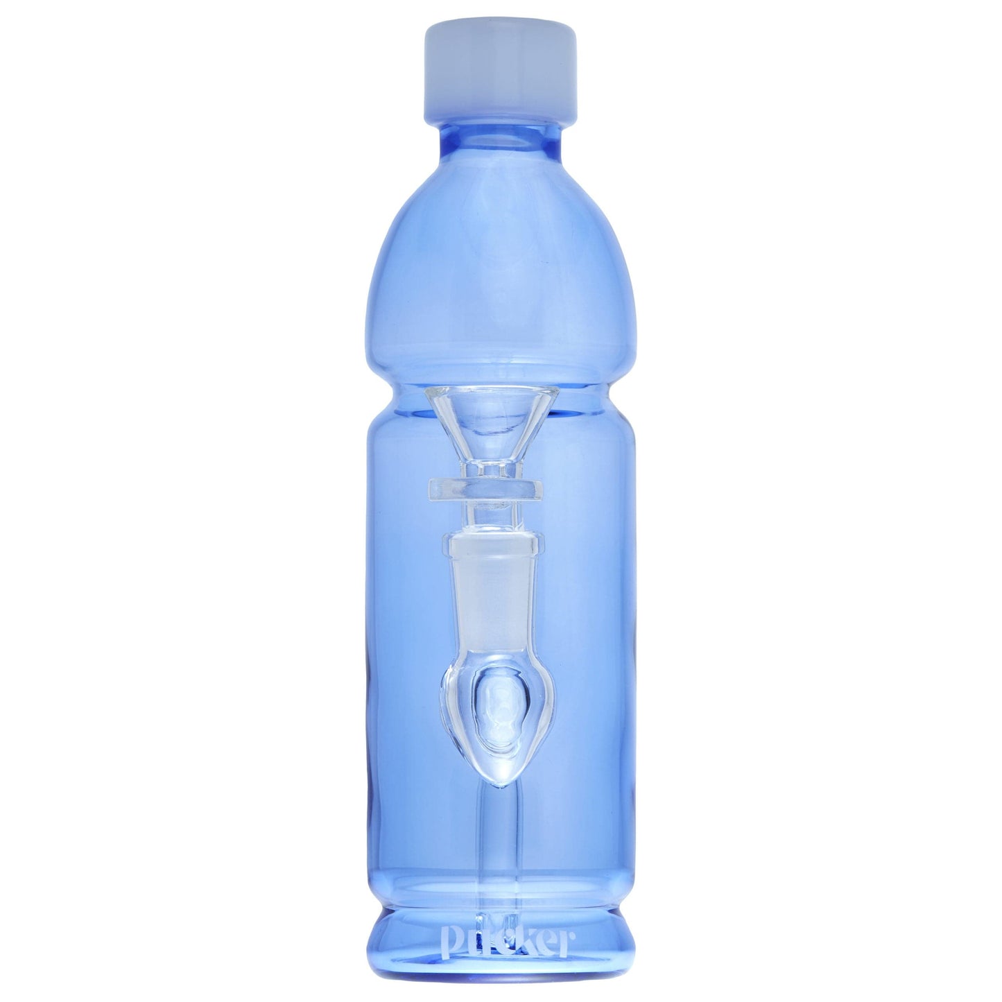 Pucker Canteen Water Smoking Bong Pipe - Blue 5mm