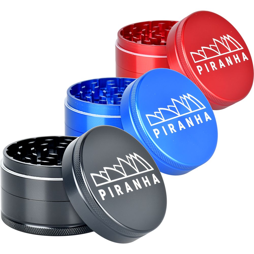 Piranha Grind-and-Store Aluminum Grinder | 3pc | 2.5"