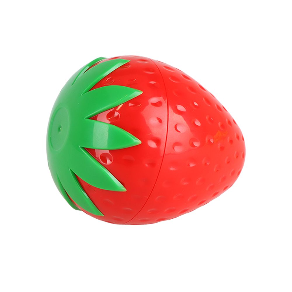 The High Culture Strawberry Plastic Storage Jar - 3"