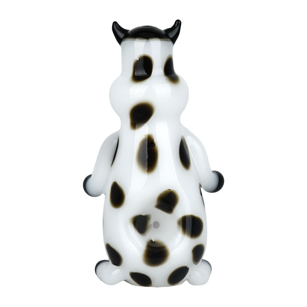 The High Culture Udderly Bohemian Bovine Glass Hand Pipe - 4.5"