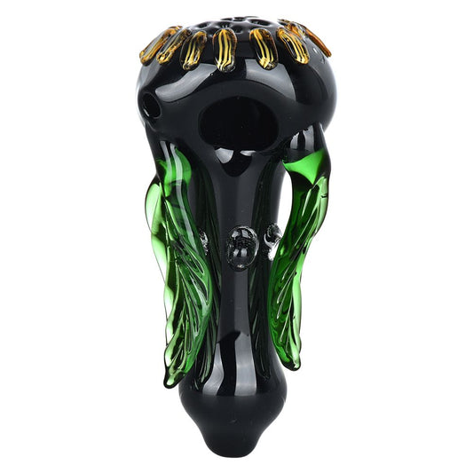 The High Culture Sunflower Glass Hand Pipe - 4.5"