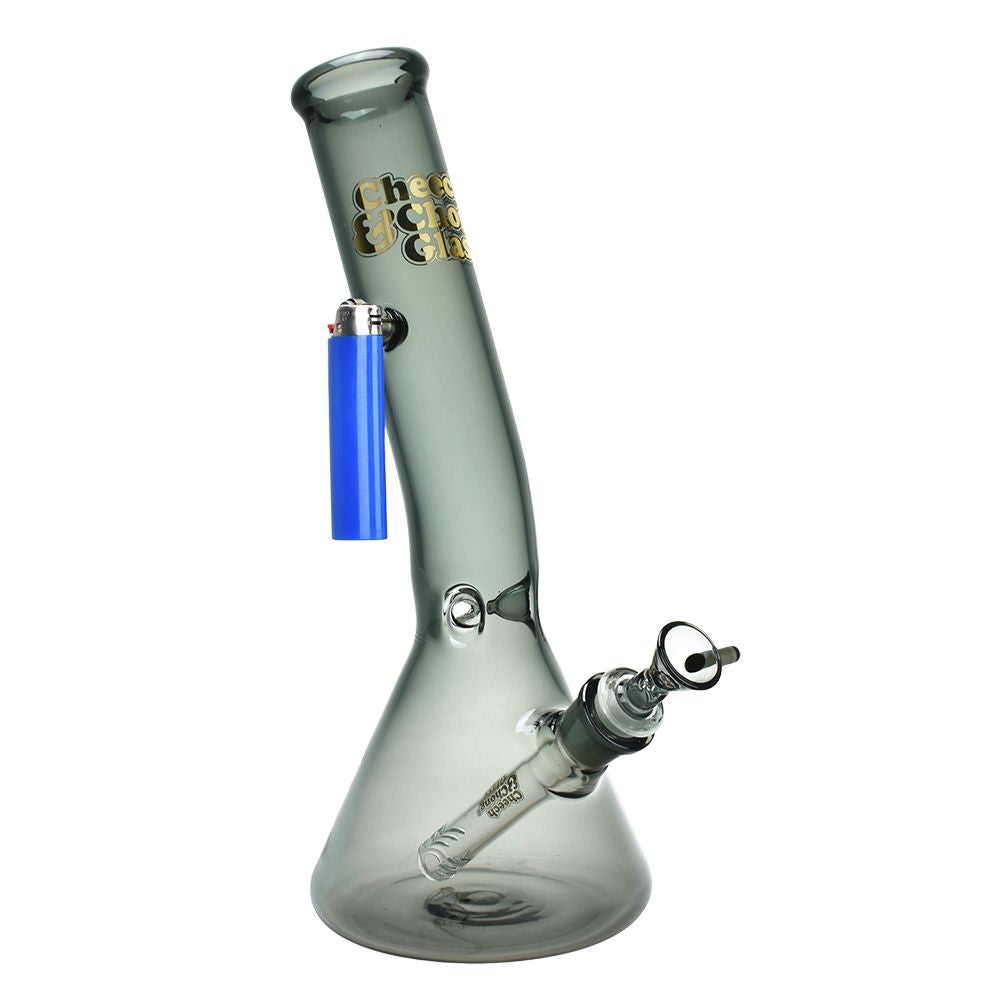 Cheech & Chong Glass Basketball Jones Chillax Beaker Water Pipe | 12" | 14mm F | Licensed Gift Box Included