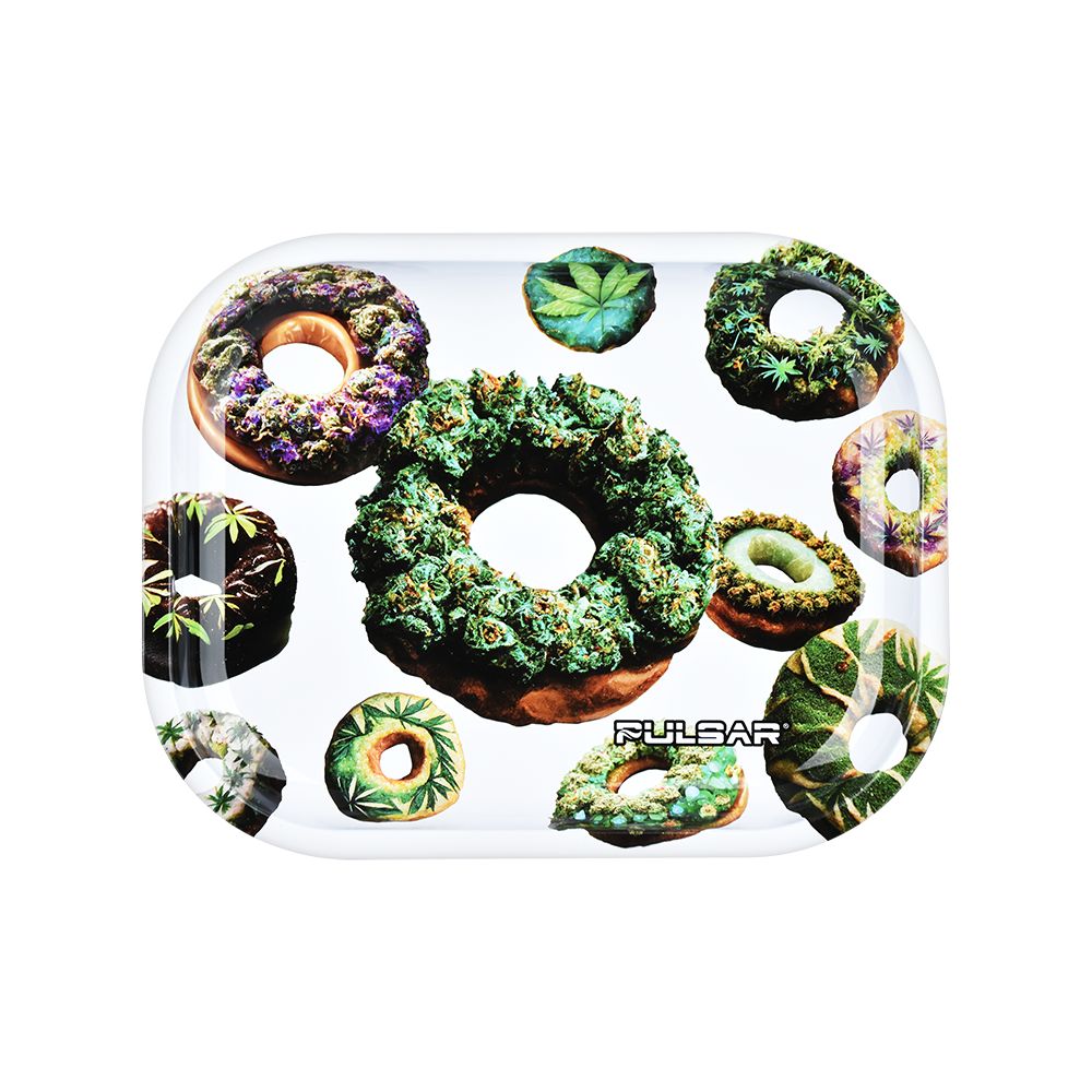 Pulsar Mini Metal Rolling Tray - Forbidden Donuts / 7"x5.5"