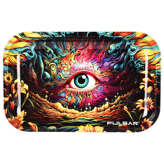 Pulsar Metal Rolling Tray - Sunflower Of The Mind / 11"x7"