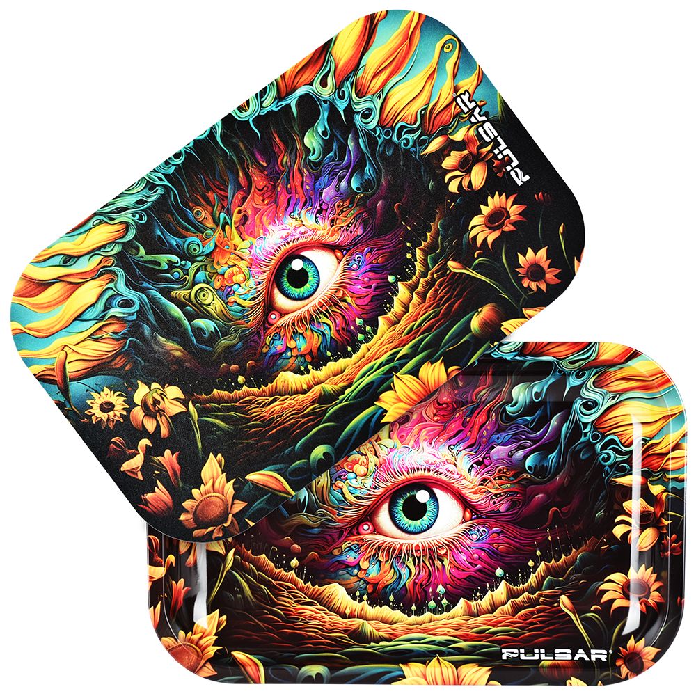 Pulsar Rolling Tray & Lid Kit - Sunflower Of The Mind / 11"x7"