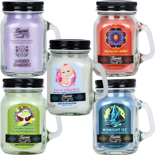 Beamer Candle Co. Smoke Killer Collection Mini Mason Jar Candle | 4oz