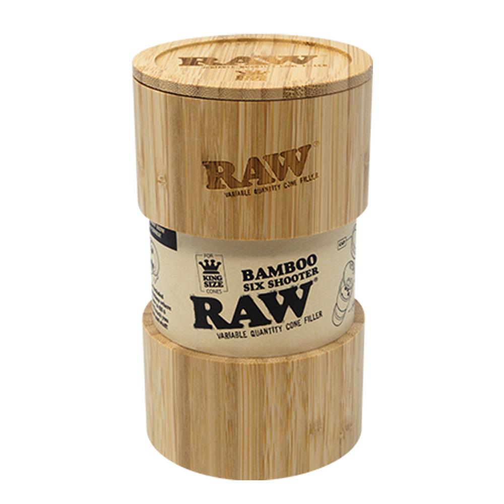 Raw Bamboo Six Shooter Cone Filler