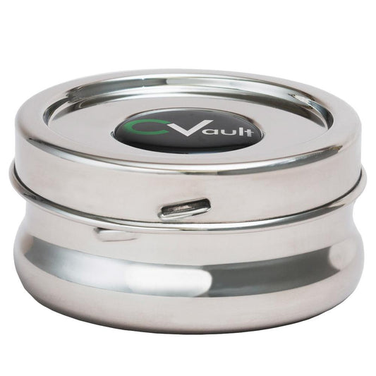 CVault Twist Stainless Steel Storage Container | 7 Gram