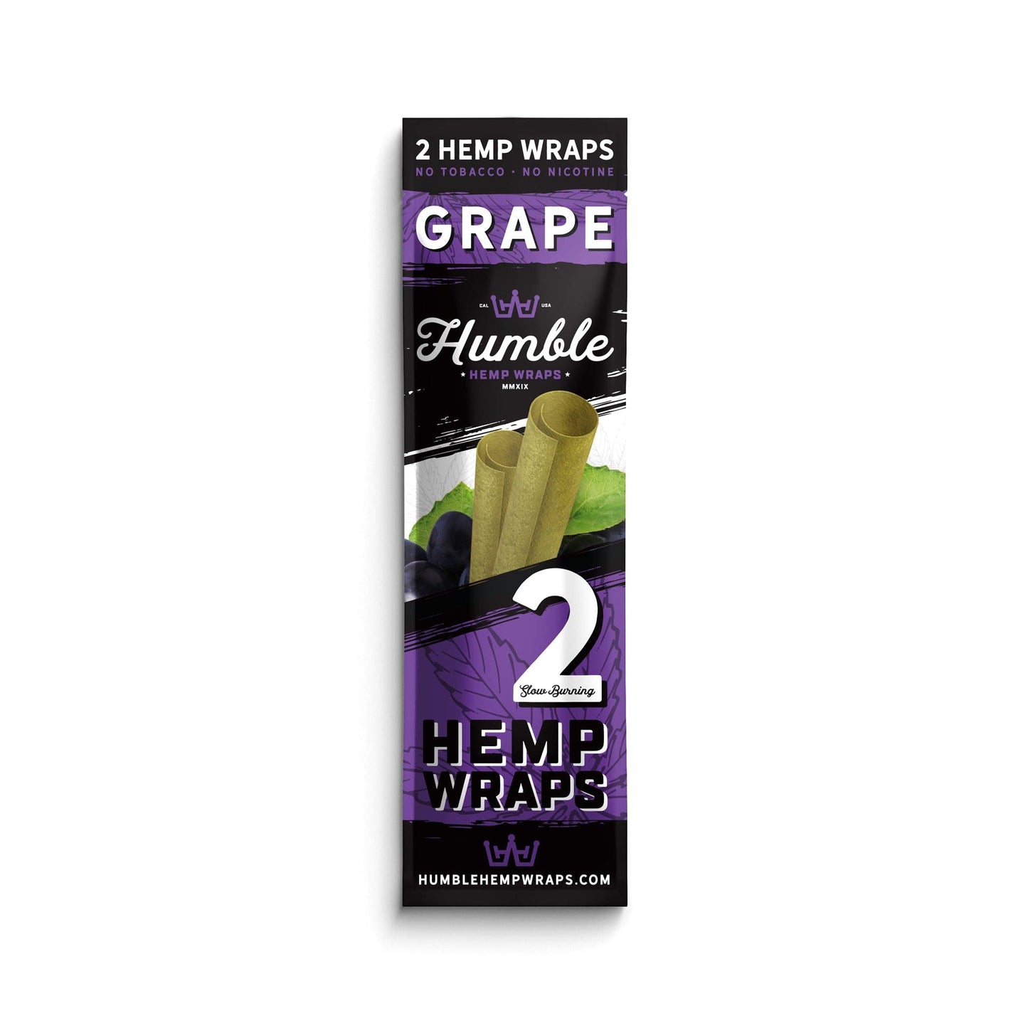 Humble Hemp Wraps - Grape - 25 Pack