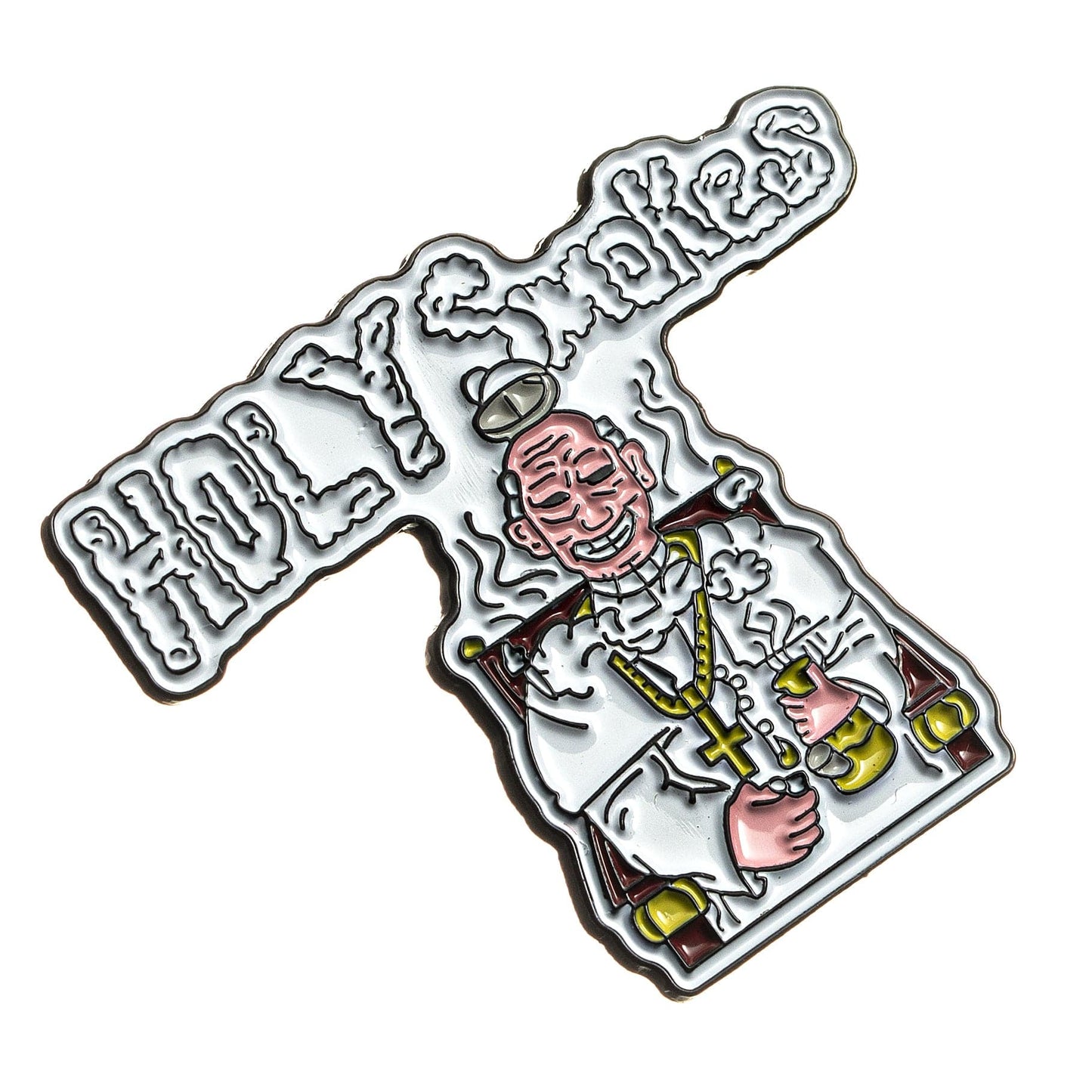 Rollin Budz Holy Smokes Enamel Pin