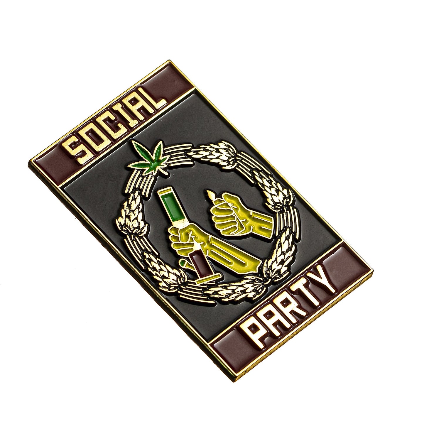 Rollin Budz Social Party Enamel Pin