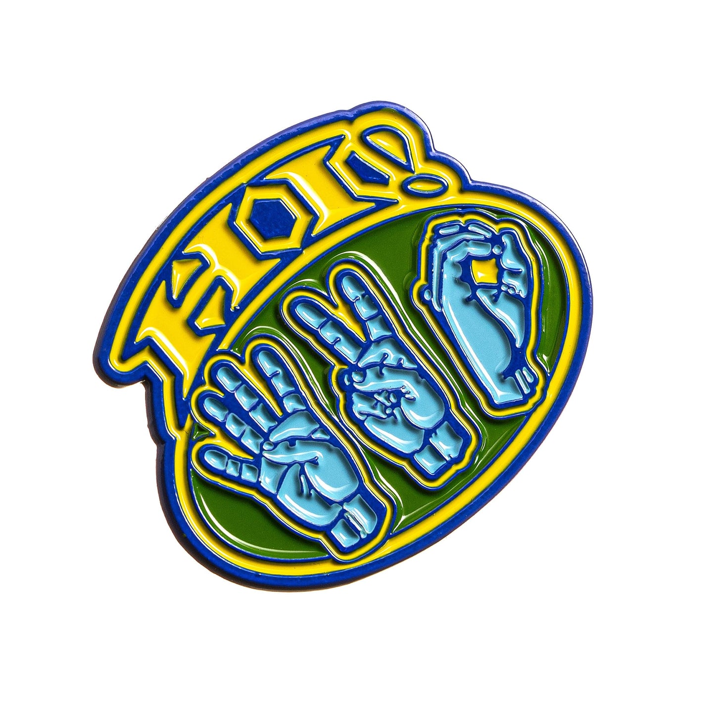 Rollin Budz Hi 420 Enamel Pin